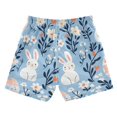 thumbnail image 7 of FORMRS Boys Swim Trunks Quick Dry Mesh Liner Boardshorts Sizes XS-XL, Floral Easter Rabbits, 7 of 7