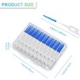 thumbnail image 2 of 600 PCS Interdental Brushes,Dual-Use Dental Floss Sticks,Teeth Cleaner with Storage Case (3 boxes, Blue+Green+Orange), 2 of 5
