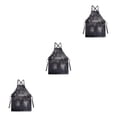 thumbnail image 2 of Maytalsory Unisex Apron For Style And Durable And Multi-purpose Affordable Kitchen Apron Black 3Set, 2 of 6