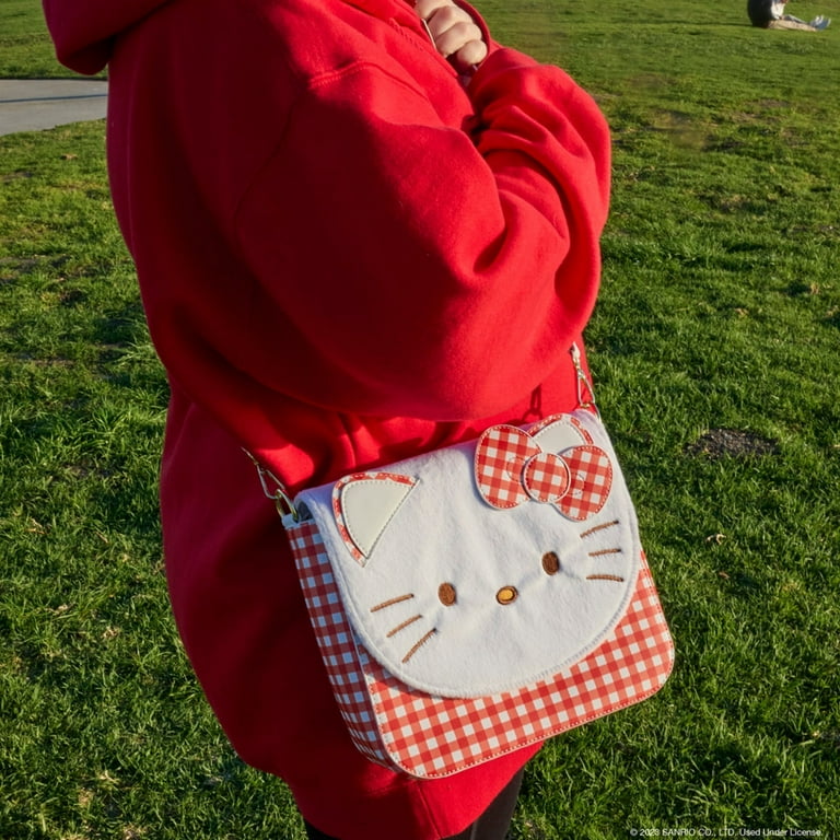 HELLO KITTY Sanrio Shoulder Bag Messenger Bag School Bag what's Up? Red