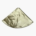 thumbnail image 2 of 60" Champagne Metallic Tree Skirt, 2 of 2
