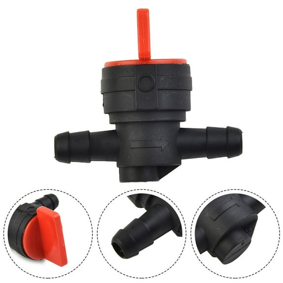 8mm Plastic Petcock/Fuel Tap, For 1/4" ID Pipe. Motorcycle, Lawnmower