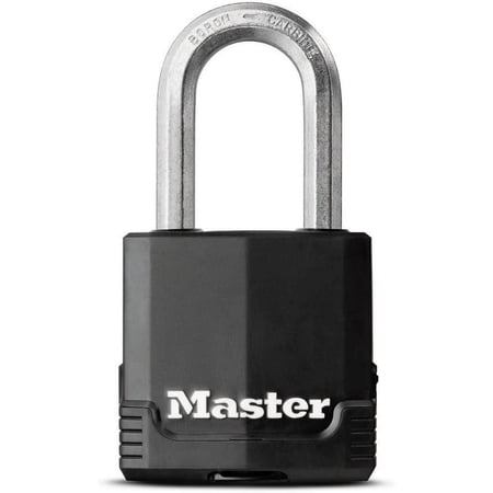 Master Lock 1-7/8 in. W Steel Dual Ball Bearing Locking Covered Padlock 1 pk