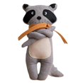 thumbnail image 1 of Stuffed Toy Raccoon Doll Nordic Style Soothing Pp Cotton Portable Cartoon Stuffed Animal Doll Home Decoration, 1 of 5