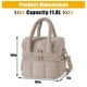 thumbnail image 2 of Bolsa de Almuerzo Térmica de 12.5 QT con Doble Compartimento y Diseño Acogedor, Ideal para Trabajo, Escuela o Picnic, 2 of 8