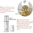 thumbnail image 3 of ORUYROP Portable Nano Facial Mister Mini Facial Steamer Atomization Eyelash Extensions with Mirror & 20ml Visual Water Tank (White), 3 of 7