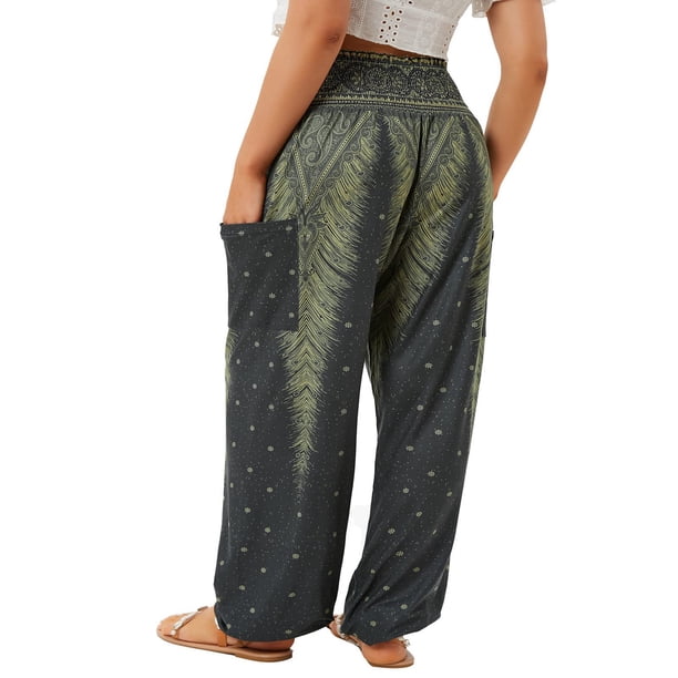 Pantalones Fruncidos De Cintura Alta,Pantalones Sueltos Para Mujer Pantalones Largos Fruncidos Fruncidos De Cintura Alta Pantalones Largos Fruncidos De Cintura Elástica Para Mujer Diseñados Para Profesionales