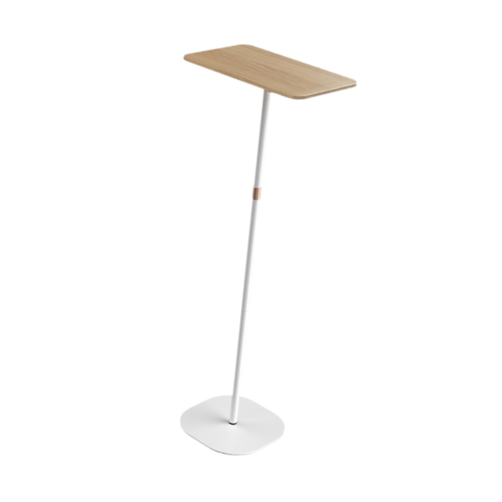 Wzmzjy Laptop Floor Stand Height Adjustable Computer Desk Easy to Install Multifunction White