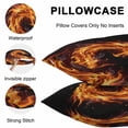 thumbnail image 4 of Waterproof Throw Pillow Covers Set of 2, 16x16 Inch Chinese Style Decorative Pillowcases Outdoor Pillow Slip Cushion Covers Set for Couch Tent Fantasy Dragon Orange Gradient Fire, 4 of 8