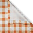 thumbnail image 3 of Ambesonne Orange and White Kitchen Curtains, Plaid Motif, 55"x39", Orange and White, 3 of 3