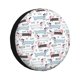 thumbnail image 1 of Balery Dachshund Dog Puppy Cubiertas para Neumáticos - Protector Resistente para Neumáticos de Camioneta, SUV, Remolque, Camper y RV-14 inch, 1 of 6