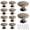 Antique Brass Cabinet Knobs, variant on 6Pcs Antique Brass Ring Pulls Vintage Cabinet Small Ring Pulls Knobs Handles for Drawer Closet Cupboard