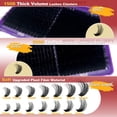 thumbnail image 4 of Extensiones de pestañas FUBBZRUI 280 piezas 12-25 mm rizo D, 4 of 9