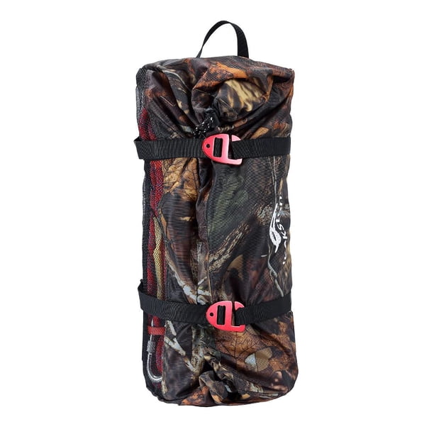 Plegable Nylon Climbing Holder Storage Backpack + Ground Sheet Camuflaje Cola Bolsa de cuerda de escalada en roca