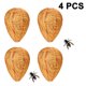 thumbnail image 1 of Apuakthei 4 Piezas Señuelos de Nido de Avispas Impermeables para Colgar Avispones Disuasorios Tela Falsa Nido de Avispas No Tóxico Señuelo de Abejas Disuasivo para el Hogar y el Jardín al Aire Libre, 1 of 8