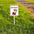 thumbnail image 5 of Kurmntregon Beatroot Sign With Stake Vegetable Garden Marker For Yard Fresh Herb Rustproof Neighborhood Street Wildflowers Farm Home Lawn Walkway Ground Porch Aluminium Decorations 7x8.8", 5 of 8