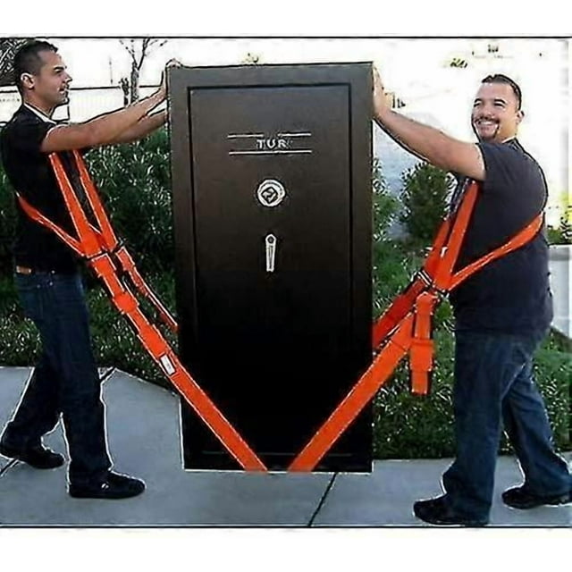 Sistema de elevación y transporte para 2 personas, correa de elevación y transporte: fácil de levantar, transportar y mover muebles y electrodomésticos.