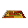 thumbnail image 2 of Ahgly Company Machine Washable Indoor Rectangle Oriental Yellow Modern Area Rugs, 8' x 10', 2 of 4