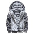 thumbnail image 3 of 2022 Nuevas sudaderas con capucha para hombre, de invierno, gruesas y cálidas, con forro polar y cremallera, abrigo con capucha para hombre, ropa deportiva, ropa de calle para hombre, chándal, sudader, 3 of 5