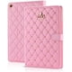thumbnail image 1 of Funda para iPad 10.2 2021/2020/2019 9.ª/8.ª/7.ª, diseño de corona, diamante brillante, lindo, elegante, de piel sintética, función atril, función atril, a prueba de golpes, para Apple iPad de 10,2, 1 of 6