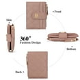 thumbnail image 3 of GAEKEAO Small Wallet for Women Slim Bifold Leather Credit Card Holder Wallets Zipper Pocket Coin Purse with ID Window, 3 of 7