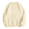 thumbnail image 5 of Tiweut Womens Sweatshirts Auntie Godmother Legend Sweatshirt, Godmama Sweater Women Crewneck Pullover Tops Funny Aunt Shirt Gifts for Godparent,Beige,L, 5 of 5