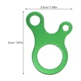thumbnail image 2 of Luxshiny 20Set Rope Tensioner Aluminum Alloy Green Three Eyed Design For Canopy Setup, 2 of 8