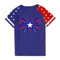thumbnail image 4 of GERsome Kids American Flag T-Shirts Toddler Boys Girls 4th of July Shirts American Flag Patriotic Tee Tops Independence Day Short Sleeve, 5-6 Years, 4 of 4