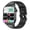 Black leather, variant on ET580 smart watch bluetooth call monitoring sports waterproof smart watch