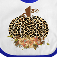 thumbnail image 4 of Inktastic Cheetah Print Pumpkin Boys or Girls Baby Bib, 4 of 4