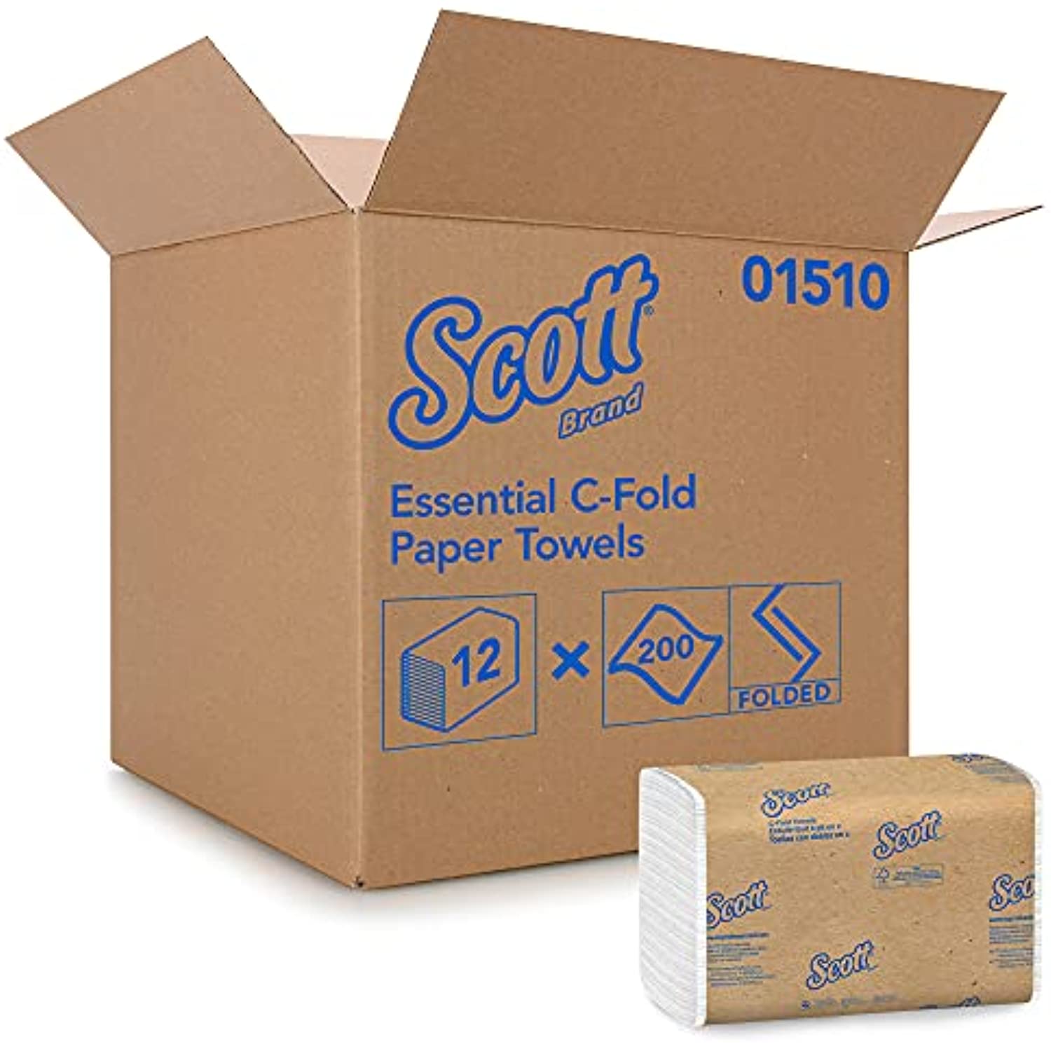 Scott Essential C Fold Paper Towels (01510) With FastDrying Absorbency