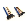 thumbnail image 1 of 22 Pin SATA Male to Female Left Angle Power and Data Extension Cable - 8 inches, 1 of 1