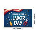 thumbnail image 6 of Decorative Design Labor Day Banner Festive Theme Holiday Celebration for Outdoor Event Party Sale Promotion, 6 of 7