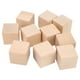 thumbnail image 2 of Cubos cuadrados de madera, 10 bloques de madera sin terminar, pequeños cubos de madera, cubos de madera, durabilidad probada en el tiempo, 2 of 9