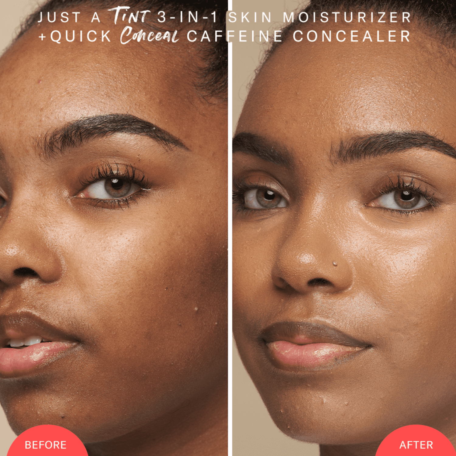 The Lip Bar Just a Tint 3-in-1 Tinted Skin Conditioner, Caramel Delight, 1.0 fl oz