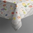 thumbnail image 3 of Summer Fruits Table Cloth,Wrinkle Free Table Cover with Polyester,Waterproof Reusable Tableclothes for Kitchen Picnic Party (Rectangle,60x120inch), 3 of 6