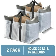 CleverMade 76L Collapsible Storage Basket, Transparent (2PK)