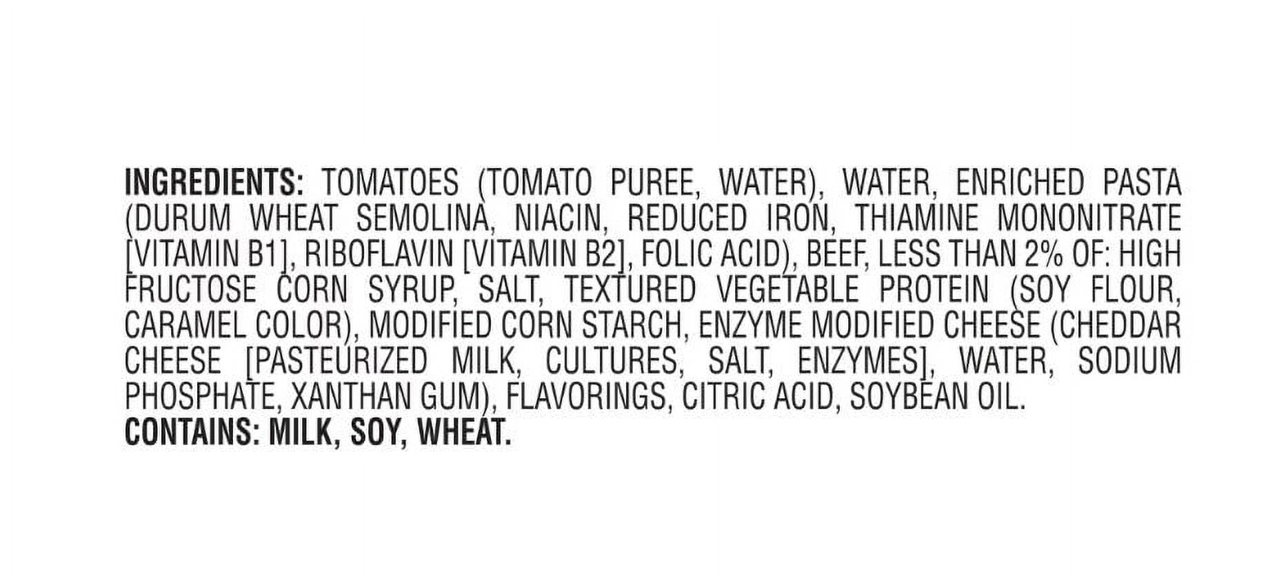 Chef Boyardee Beefaroni, Microwave Pasta, Canned Food, 15 oz (Pack of 6)