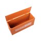 thumbnail image 4 of Caja de pañuelos de estilo industrial de hierro con cajones, caja de metal para servilletas y toallas, adornos de escritorio retro, azul, azul, 4 of 5