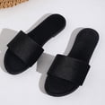thumbnail image 6 of Slippers for Women,Men's And Summer Indoor Non Leisure Bathroom Soft Soled Slippers,Womens Slippers,Black,5.5, 6 of 9