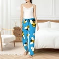 thumbnail image 6 of Lsque Flying Bees Print Women's Pajama Pants, Lounge Pant - Comfortable Home Wear,Elastic Waistband, Stylish Design-Medium, 6 of 9