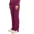 thumbnail image 5 of Cherokee Medical Scrub Pants for Women, Mid Rise Moderate Flare Drawstring Scrub Bottoms - WW120, 5 of 9