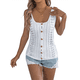 thumbnail image 2 of Suéter de Punto para Mujer, Chaleco Y2K, con Botones Delanteros, Cuello en V, Sin Mangas, de Crochet, para Salir, Ropa de Calle. S, 2 of 9