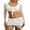 White, variant on JYYYBF Women's Summer Lace Outfits Ruffled V-Neck Long Sleeve Crop Tops   Mini Bodycon Skirt Set Party Clothes