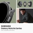 thumbnail image 3 of Funda Spigen Liquid Air para Galaxy Watch 6 de 40 mm, color negro mate, 3 of 8