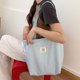 thumbnail image 3 of Bolso de mano con diseño de mariposa para niñas, de lona de poliéster de alta capacidad, ideal para la escuela y el uso diario., 3 of 5
