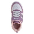 thumbnail image 6 of Disney Stitch And Angel Girls Hook And Loop Skate Style Sneakers. (Toddler Little Kids), Pink White, Size: 11, 6 of 6