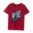 thumbnail image 3 of Camiseta para mujer Verano Cuello redondo Ropa deportiva Camiseta de manga corta para deportes de oficina XL, 3 of 7
