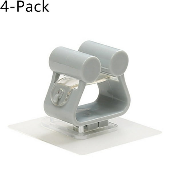 Broom Mop Holder,Broom Gripper Holds Self Adhesive Reusable No Drilling