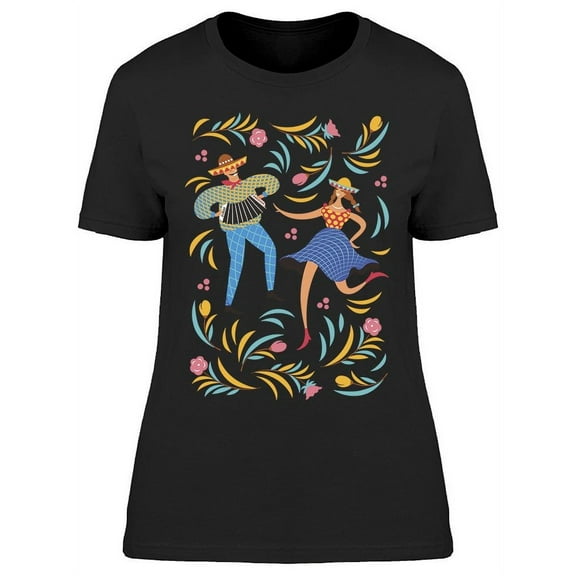 Dansing Man And Woman T-Shirt Women -Image by Shutterstock, Female 3X-Large